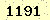 請輸入此驗證碼 : 1191