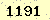 請輸入此驗證碼 : 1191