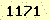 請輸入此驗證碼 : 1171