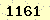 請輸入此驗證碼 : 1161