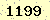 請輸入此驗證碼 : 1199