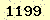 請輸入此驗證碼 : 1199