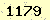 請輸入此驗證碼 : 1179