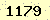 請輸入此驗證碼 : 1179