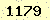 請輸入此驗證碼 : 1179