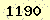 請輸入此驗證碼 : 1190