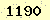 請輸入此驗證碼 : 1190