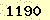請輸入此驗證碼 : 1190