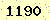 請輸入此驗證碼 : 1190