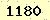 請輸入此驗證碼 : 1180
