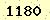 請輸入此驗證碼 : 1180