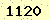 請輸入此驗證碼 : 1120