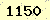 請輸入此驗證碼 : 1150