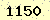 請輸入此驗證碼 : 1150