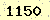 請輸入此驗證碼 : 1150