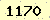 請輸入此驗證碼 : 1170