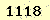 請輸入此驗證碼 : 1118