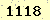 請輸入此驗證碼 : 1118