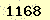 請輸入此驗證碼 : 1168