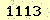 請輸入此驗證碼 : 1113