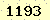 請輸入此驗證碼 : 1193