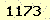 請輸入此驗證碼 : 1173
