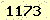 請輸入此驗證碼 : 1173