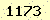 請輸入此驗證碼 : 1173