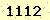 請輸入此驗證碼 : 1112