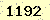 請輸入此驗證碼 : 1192