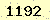請輸入此驗證碼 : 1192