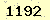 請輸入此驗證碼 : 1192
