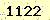 請輸入此驗證碼 : 1122