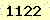 請輸入此驗證碼 : 1122