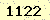 請輸入此驗證碼 : 1122