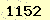 請輸入此驗證碼 : 1152