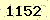 請輸入此驗證碼 : 1152