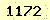 請輸入此驗證碼 : 1172