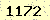 請輸入此驗證碼 : 1172