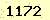 請輸入此驗證碼 : 1172