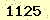 請輸入此驗證碼 : 1125
