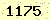 請輸入此驗證碼 : 1175