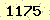 請輸入此驗證碼 : 1175