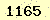 請輸入此驗證碼 : 1165