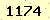 請輸入此驗證碼 : 1174