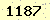 請輸入此驗證碼 : 1187