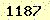 請輸入此驗證碼 : 1187