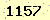 請輸入此驗證碼 : 1157
