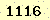 請輸入此驗證碼 : 1116