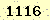 請輸入此驗證碼 : 1116